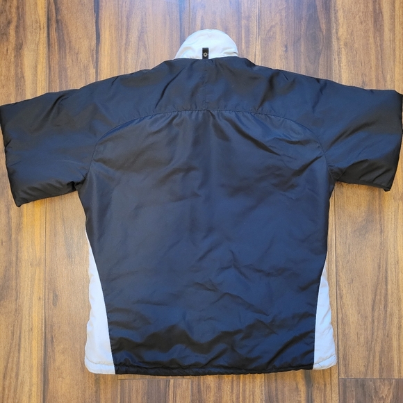 Women's Y2k Marmot Insulated Full Zip jacket Size Large black Grey - Picture 3 of 13